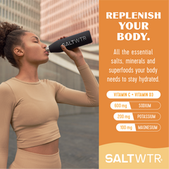 SaltWTR Daily Electrolytes - Wild Orange | Immune Support - Month Supply