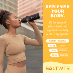 SaltWTR Daily Electrolytes - Lemonade | Sports Recovery - Month Supply