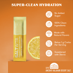 SaltWTR Daily Electrolytes - Lemonade | Sports Recovery - Month Supply