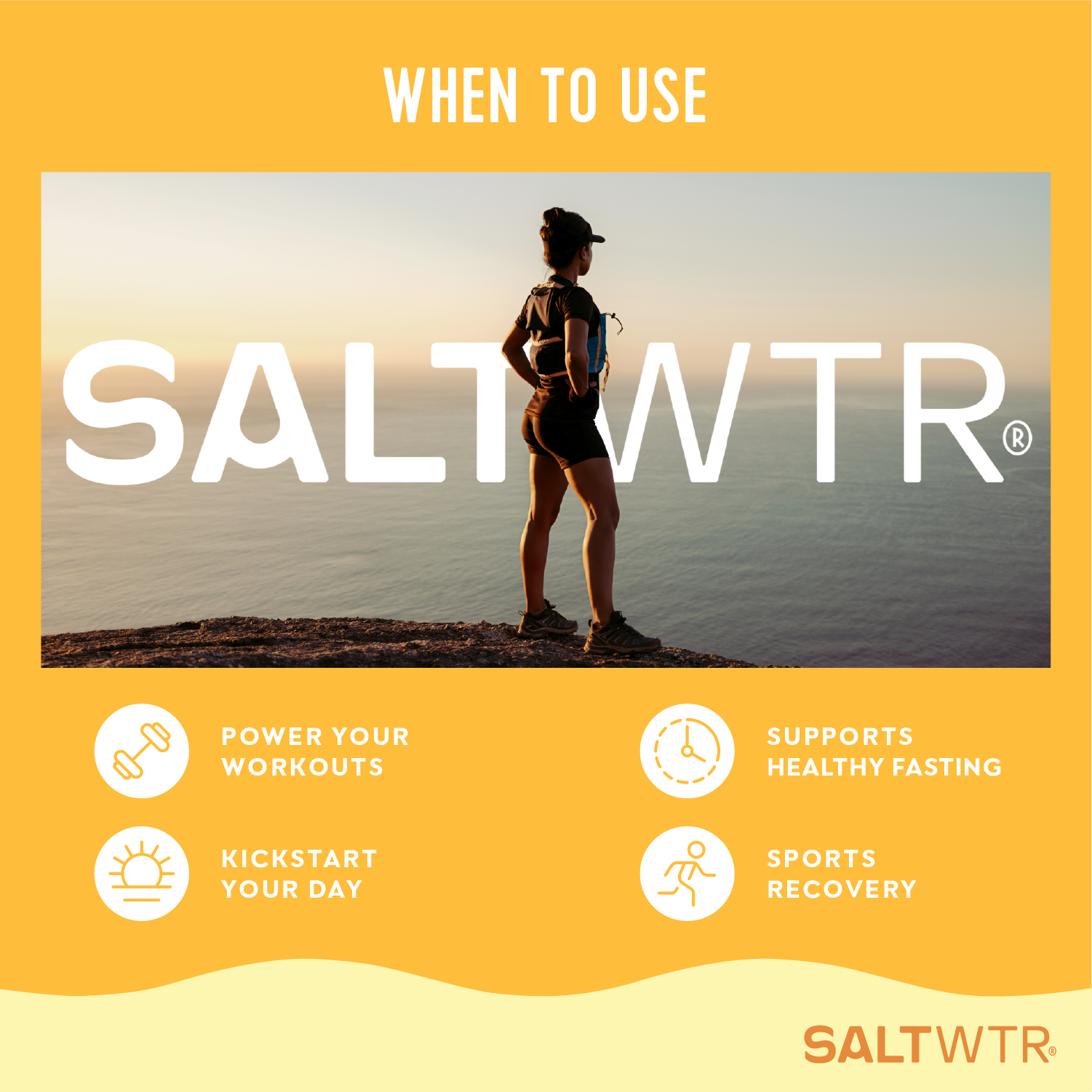 SaltWTR Daily Electrolytes - Lemonade | Sports Recovery - Month Supply